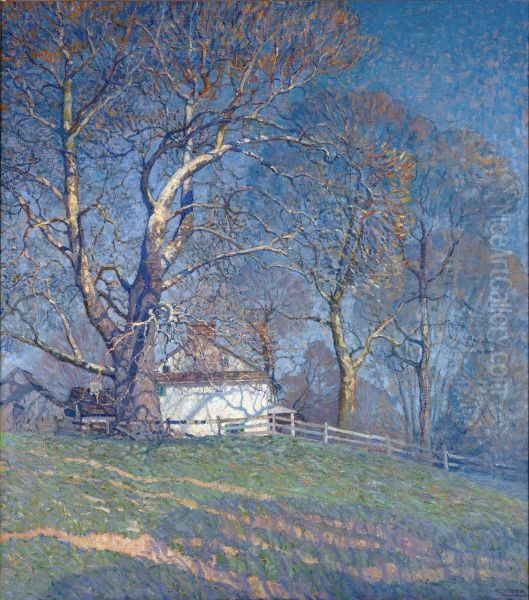 Buttonwood Farm Oil Painting by N. C. Wyeth