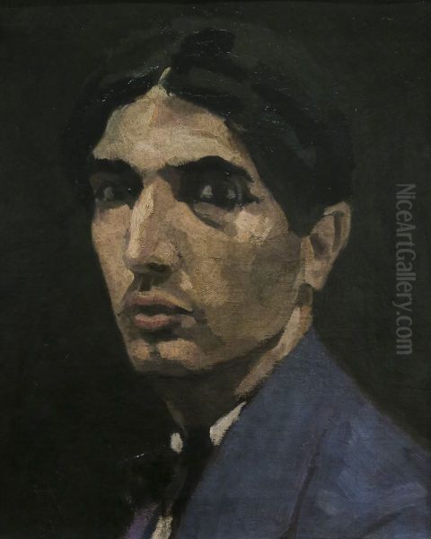 Self-portrait Oil Painting by Armando Basto