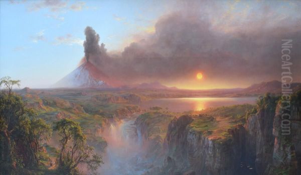 Cotopaxi Oil Painting by Frederic Edwin Church