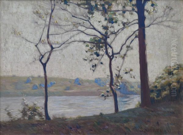 Across the River Oil Painting by Charles Rosen