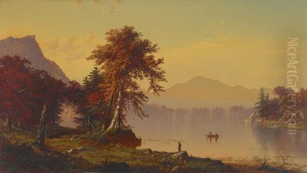 View of Mount Washington Oil Painting by Alfred Thompson Bricher