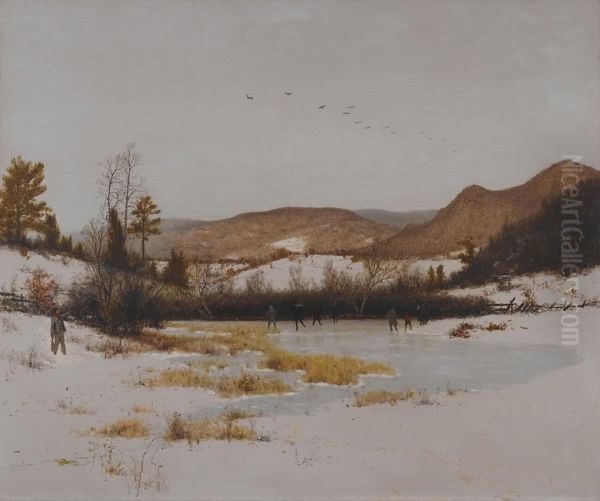 Winter in the Country Oil Painting by Jervis McEntee