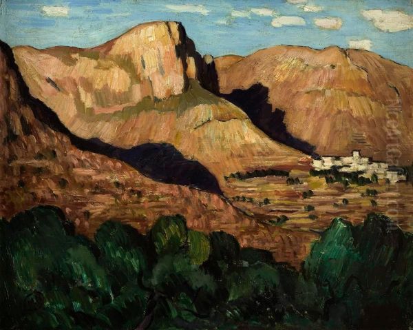 Beau Blanc, St. Jeannet Oil Painting by Marsden Hartley