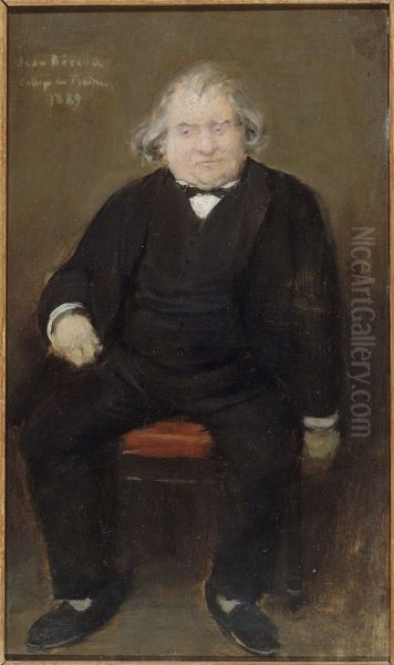 Portrait d'Ernest Renan (1823-1892), philosophe Oil Painting by Jean Beraud