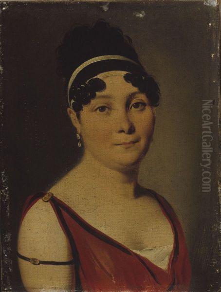 Portrait de Caroline Branchu (1780-1850), chanteuse Oil Painting by Louis-Leopold Boilly