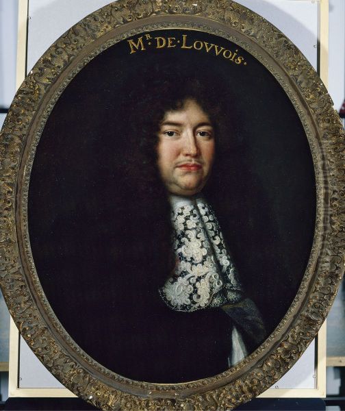 Portrait de Francois-Michel Le Tellier, marquis de Louvois (1641-1691), ministre de la guerre Oil Painting by Jacob Ferdinand Voet