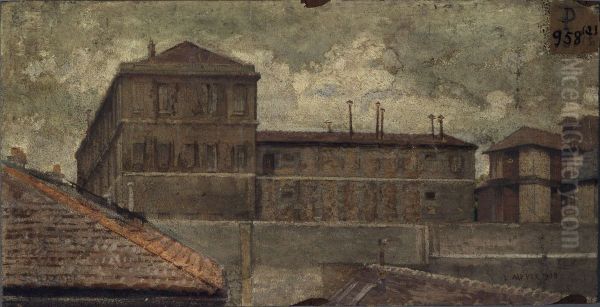 La Prison Saint-Lazare Oil Painting by Lazar Meyer