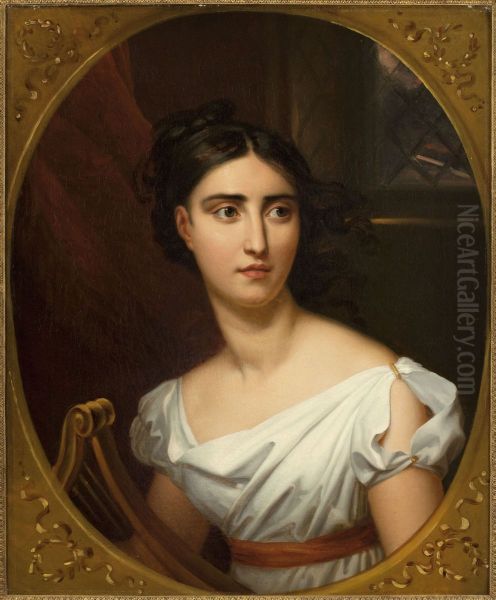 Giuditta Pasta (1797-1865) dans le role de Desdemone de l'Otello de Rossini Oil Painting by Francois Gerard