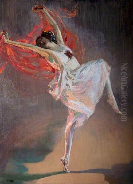 Anna Pavlova Oil Painting by John Lavery