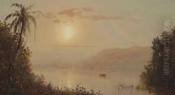 Gatun Lake, Panama Oil Painting by Norton Bush