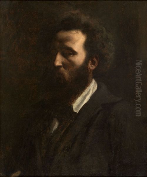 Autoportrait Oil Painting by Pierre Puvis de Chavannes