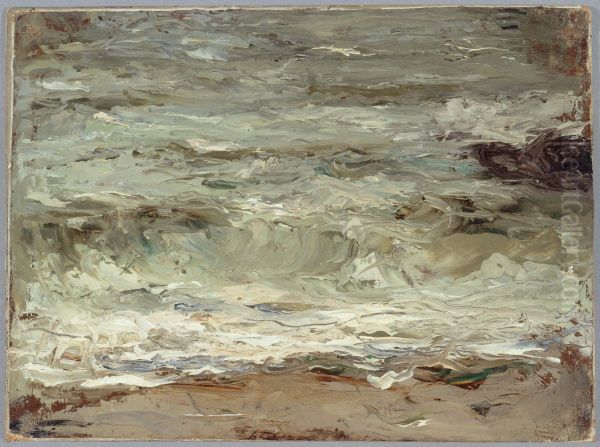 La vague Oil Painting by Alfred Philippe Roll