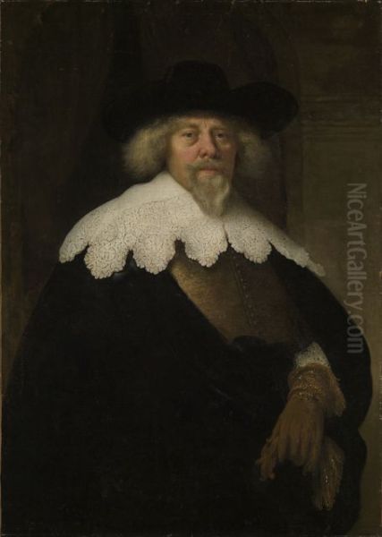 Bildnis eines Herren Oil Painting by Govert Flinck