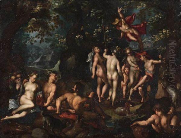 The judgement of Paris Oil Painting by Joachim Wtewael