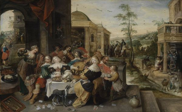 11-32) Oil Painting by Frans Francken I