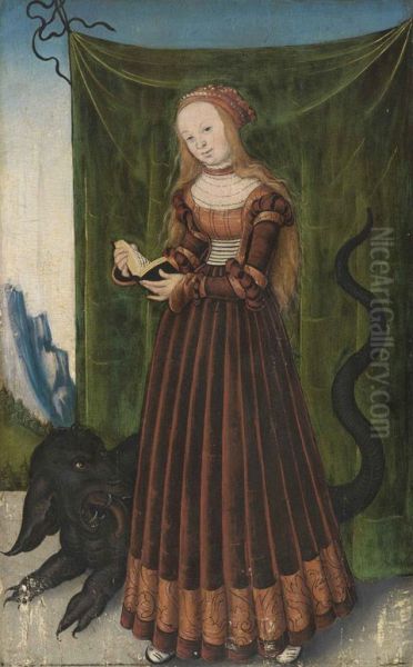 Die Heilige Margaretha Oil Painting by Lucas Cranach the Elder