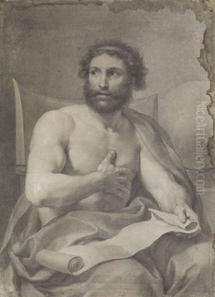 Epiktet Oil Painting by Anton Raphael Mengs