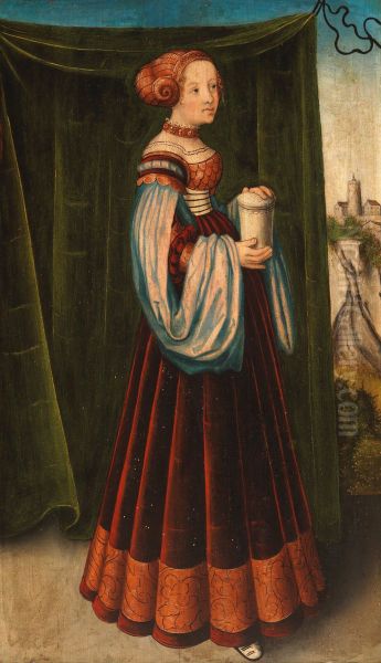 St Magdalene Oil Painting by Lucas Cranach the Elder