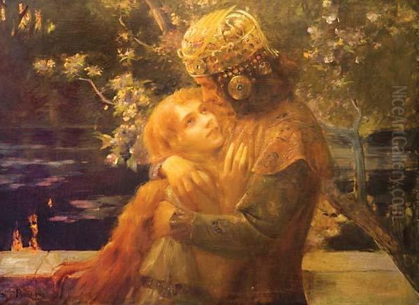 Romeu E Julieta Oil Painting by Gaston Bussiere