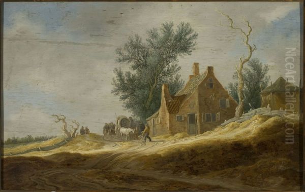 Dutch landscape Oil Painting by Pieter de Neyn