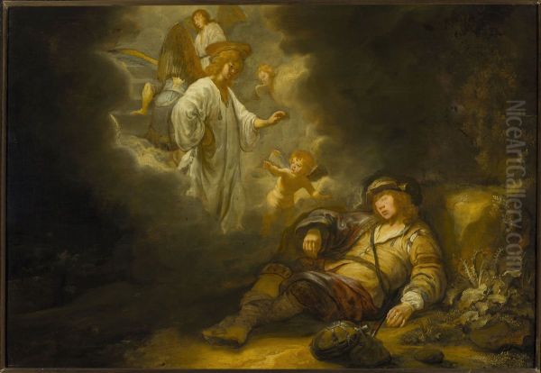 Jacob's dream Oil Painting by Gerbrand Van Den Eeckhout