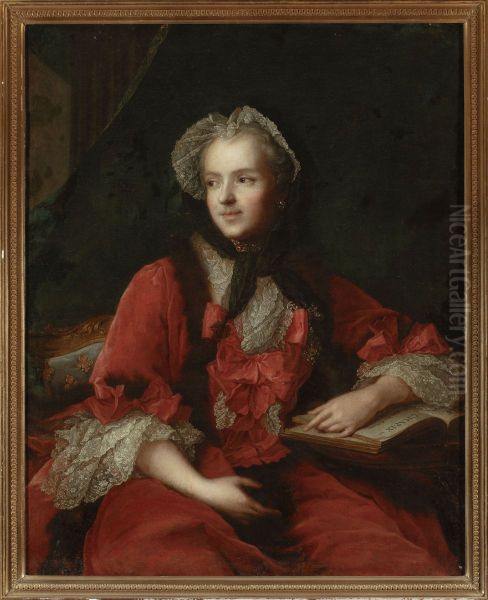 Portrait of Maria Leszczynska Oil Painting by Jean-Marc Nattier