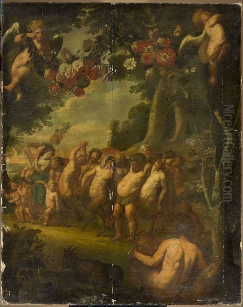 Procession of Bacchus Oil Painting by Jacob Jordaens