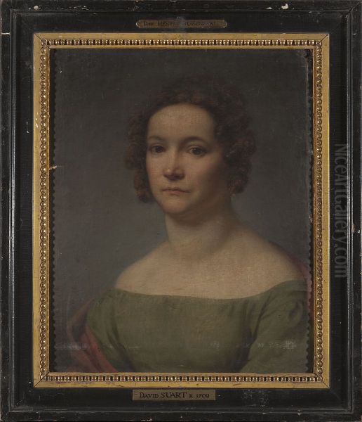 Portrait of Karolina Schultz Oil Painting by Franciszek Ksawery Lampi