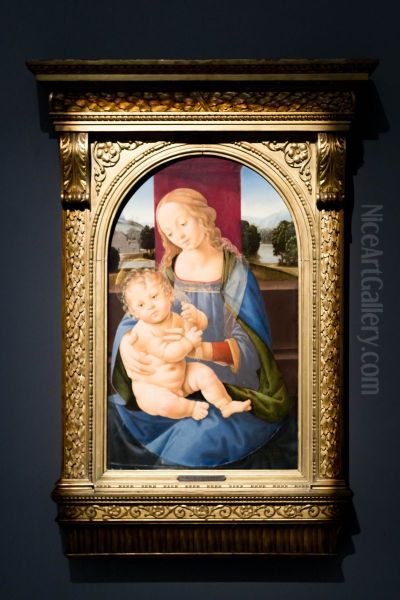 Madonna and Child Oil Painting by Lorenzo Di Credi