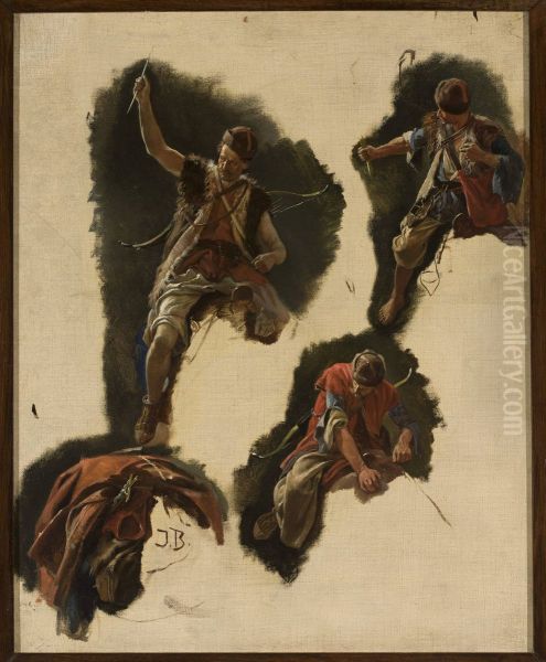 Studies of figures for the painting 