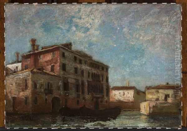 Motif from Venice Oil Painting by Aleksander Gierymski