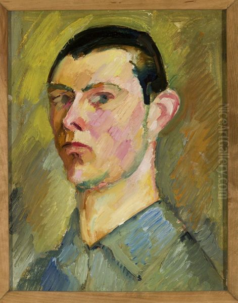 Self-portrait Oil Painting by Zygmunt Waliszewski