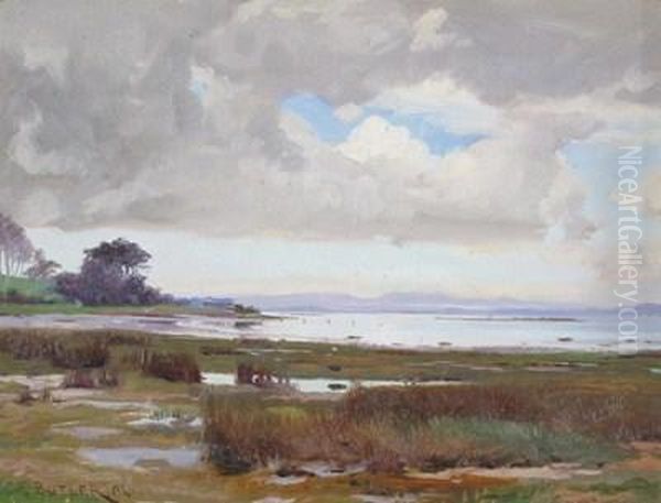 Poole Harbour, Dorsetshire Oil Painting by Charles Ernest Butler