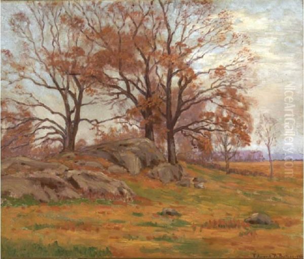 Fall Landscape Oil Painting by Edward Burgess Butler