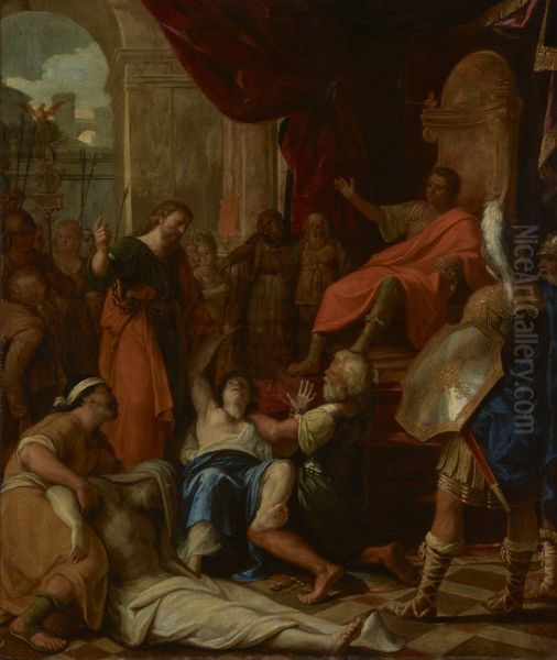 Christ Before Pilate Oil Painting by unknown