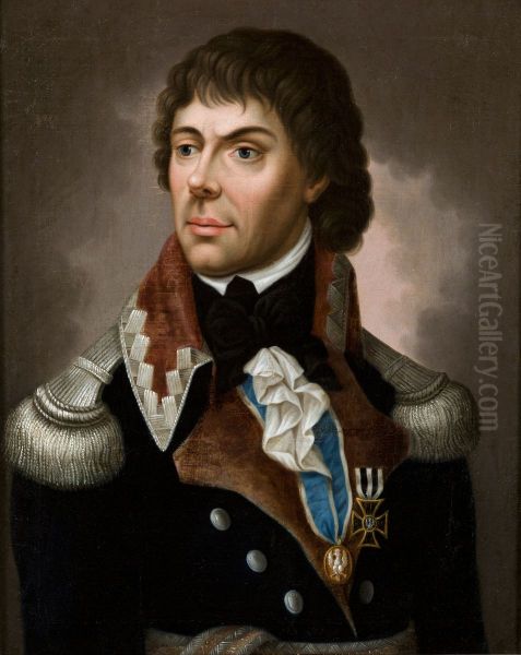 Portrait of Tadeusz Kosciuszko Oil Painting by Josef Grassi