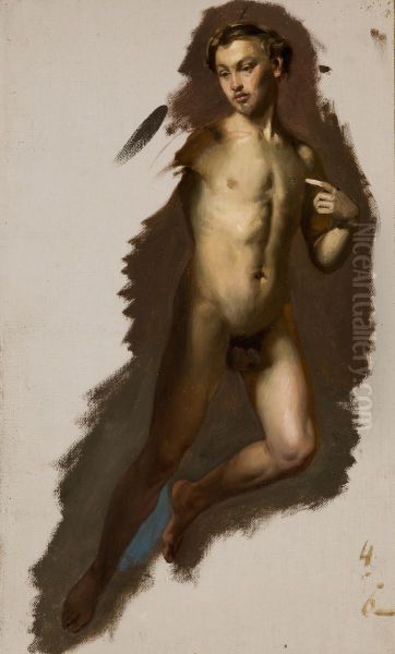 Study of the Amor Figure to the Painting 