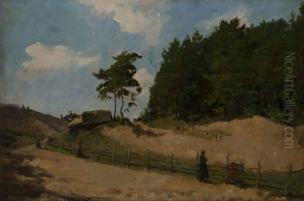 Landscape Oil Painting by Kazimierz Alchimowicz