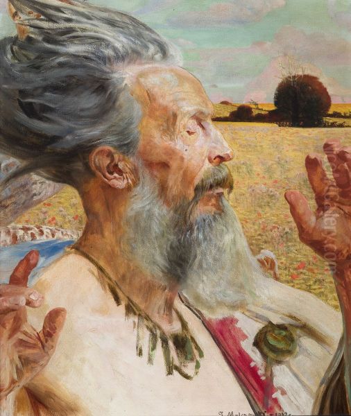 Derwid Oil Painting by Jacek Malczewski