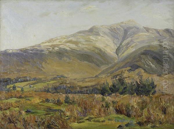 A Landscape Oil Painting by Mary Cable Butler