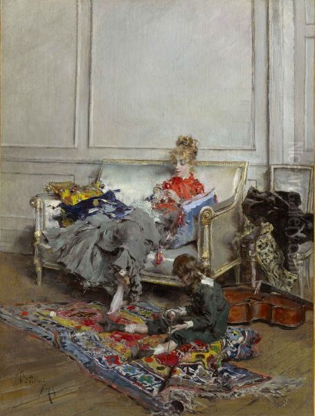 Jours tranquilles Oil Painting by Giovanni Boldini