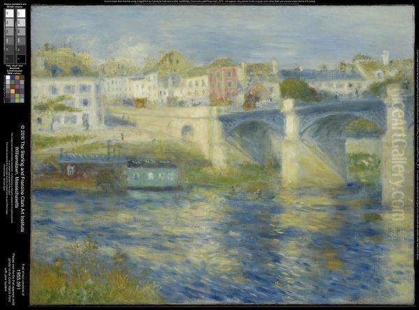 Bridge at Chatou Oil Painting by Pierre-Auguste Renoir