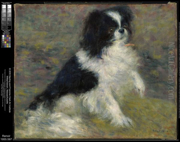 Tama, the Japanese Dog Oil Painting by Pierre-Auguste Renoir