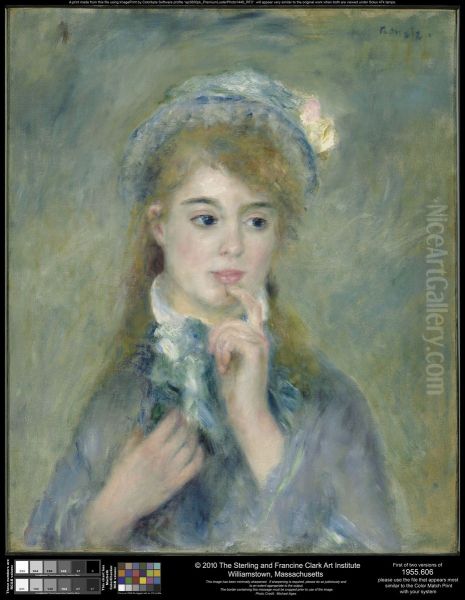 Portrait of a Young Woman (L'Ingenue) Oil Painting by Pierre-Auguste Renoir