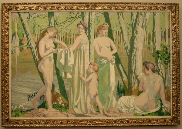 Die Badenden Oil Painting by Maurice Denis