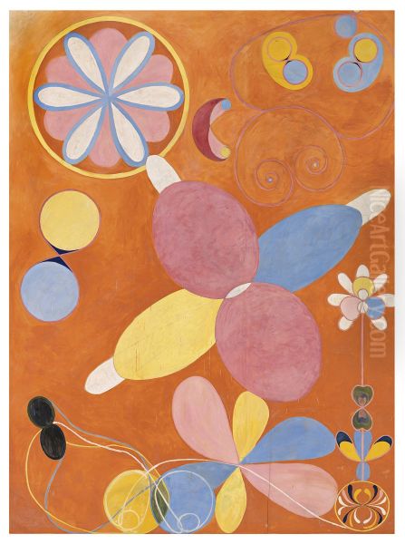 The Ten Largest, No. 4, Youth Oil Painting by Hilma af Klint