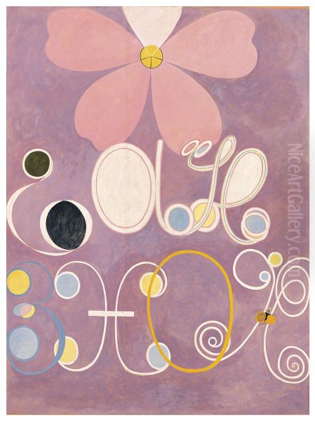 The Ten Largest, No. 5, Adulthood Oil Painting by Hilma af Klint