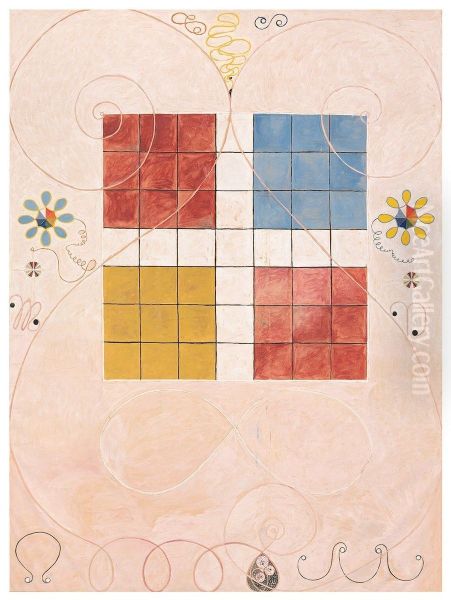 The Ten Largest, No. 10, Old Age Oil Painting by Hilma af Klint