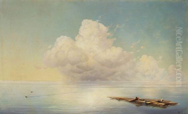 Clouds Over a Calm Sea Oil Painting by Ivan Aivazovsky