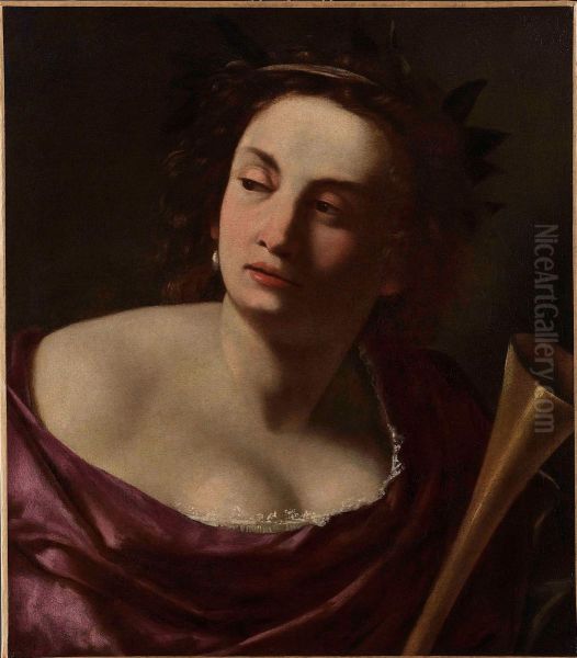 The Allegory of Fame Oil Painting by Artemisia Gentileschi